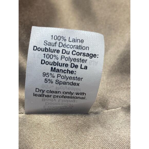 J. crew Women Schoolboy houndstooth Wool Black blazer jacket, Elbow Patch Sz 10 - Picture 15 of 16